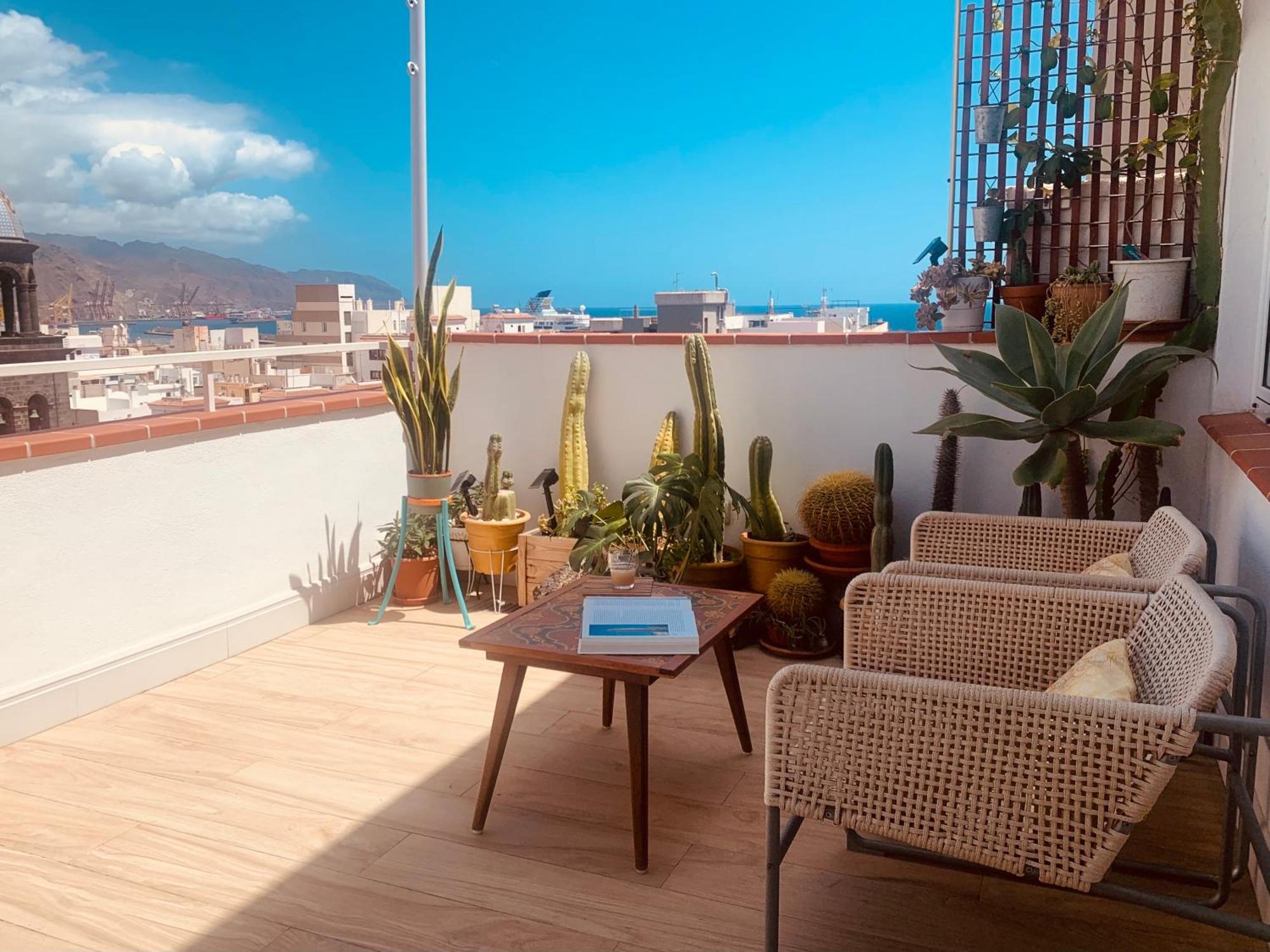 Atico Con Terraza, Vistas Panoramicas Y Parking Lägenhet Santa Cruz de Tenerife Exteriör bild