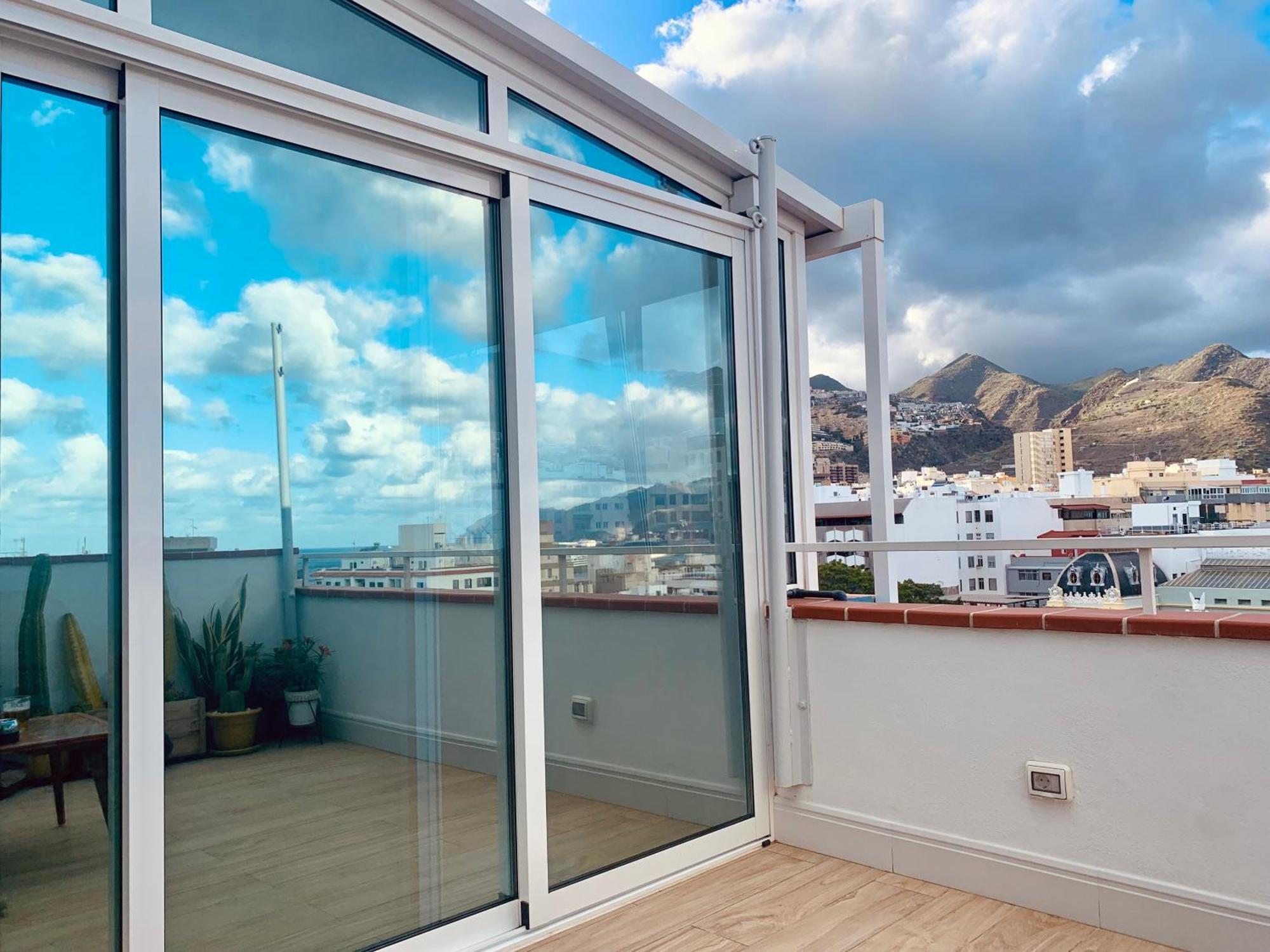 Atico Con Terraza, Vistas Panoramicas Y Parking Lägenhet Santa Cruz de Tenerife Exteriör bild